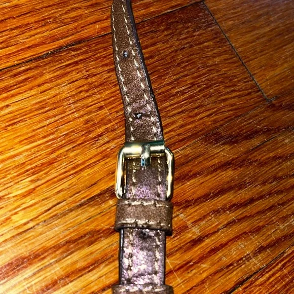 Free People crossbody purse brown metallic sparkly western country boho cowgirl - Picture 5 of 11